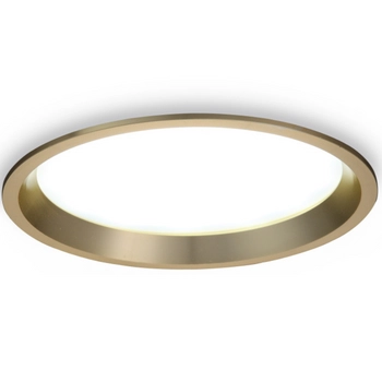 Ledowy wpust Sun 293103105 Elkim 20W 3000K okrągły IP44 złoty