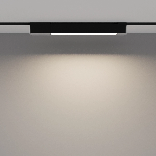 Podłużna 1-fazowa lampa szynowa Basis TR104-1-12W4K-B-DE LED 12W 4000K czarna