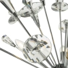Designerska wisząca lampa Exodus EXO0850 kryształowa chrom