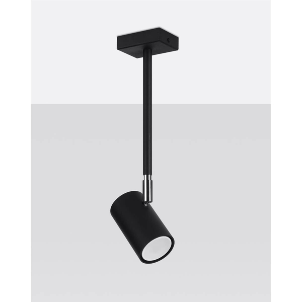 Sufitowa lampa metalowa SL.1074 czarny spot do przedpokoju