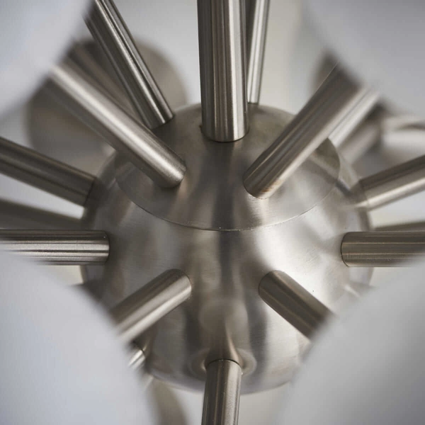 Molekułowa lampa wisząca Oscar 77587 Endon wielopunktowa biała nikiel