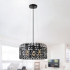 LAMPA wisząca ALESSANDRA 2158 Rabalux metalowa OPRAWA ażurowy zwis vintage czarny