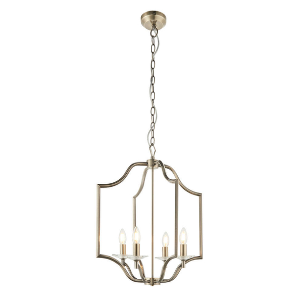 Świecznikowa lampa wisząca Lainey 81916 klasyczna mosiądz