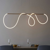 Zwisowa lampa Attalea 97629 Endon LED 43W 3000K wąż świetlny złota