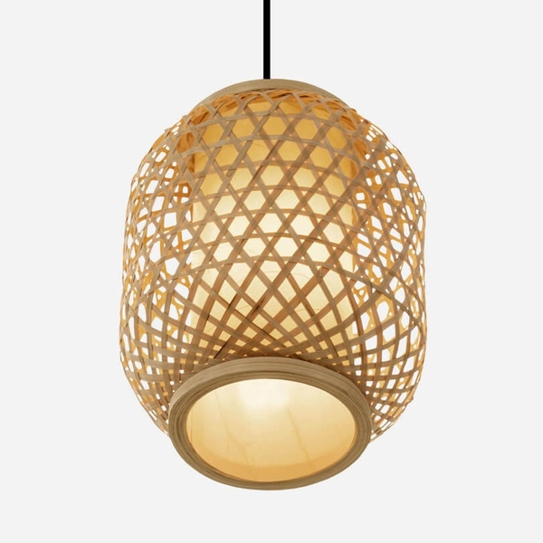 Pleciona lampa wisząca POMALCA LE44860 ekologiczna naturalna