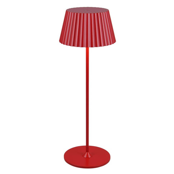 Lampka na taras metalowa Suarez R57706110 LED 2W 3000K IP44 czerwona