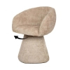 Obrotowe krzesło PEDRA MM1501100298 beżowe taupe tkanina 45cm