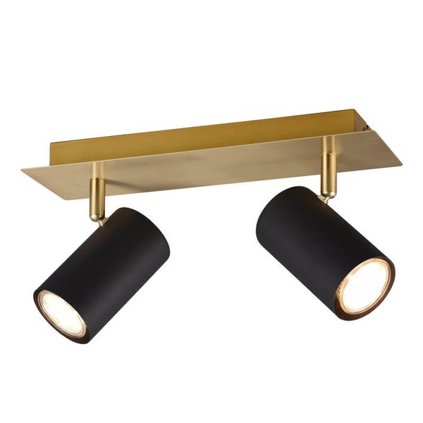 Plafon sufitowy VANTOS DL280802400 Trio z regulacją sople czarny złoty