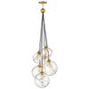 Kulista lampa wisząca QN-SKYE-6P balls kule przeźroczyste