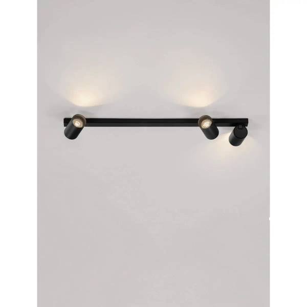 Metalowa lampa sufitowa FALORIA LE45649 tubki regulowane czarne