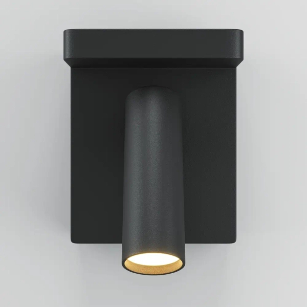Lampa ścienna z ładowarką Aron C179WL-L7B2.7K-DE LED 7W 2700K tuba czarna
