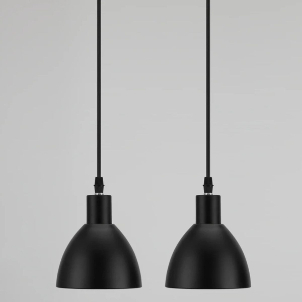 Lampa wisząca 2-punktowa Ray 63233003 Nordlux metalowa czarna