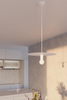 LAMPA wisząca SL.0852 metalowa OPRAWA loftowy ZWIS dysk biały