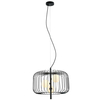 LAMPA wisząca DAREN MDM-3936/3 BK Italux metalowa OPRAWA zwis klatka druciana czarna