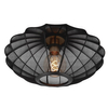 Sypialniana lampa sufitowa Corina 03147/40/30 klosz siatka złota czarna