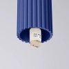 Kulista lampa sufitowa HALO SL.1738 okrągła łazienkowa IP44 niebieska biała