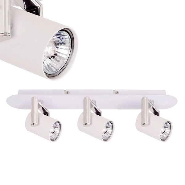 Spot LAMPA sufitowa BLAND FH31713AJ13-WCH Italux metalowa OPRAWA ścienne reflektorki kinkiet biały