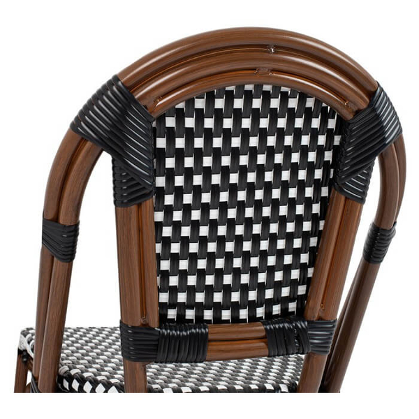 Ogrodowe krzesło Cafe Paris KH1501100219 King Home rattan brązowe