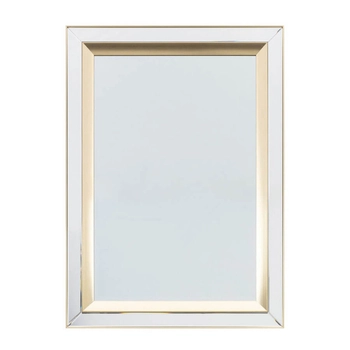 Prostokątne lustro do salonu Phantom 5055999228572 złote