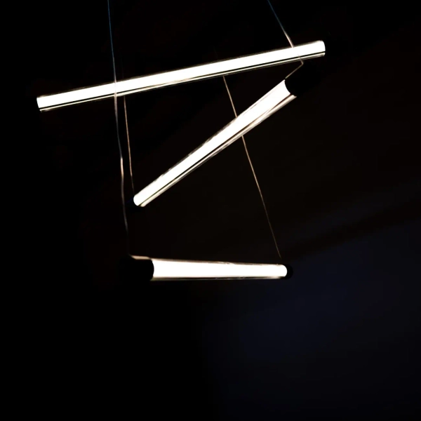 Lampa wisząca nowoczesna sticks nad stół PALOS LED 29W 3000K AZ6777 metalowa czarna