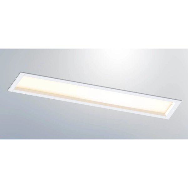 Lampa wpustowa liniowa Ladik 239002202-2 Elkim LED 32W 4000K ze ściemniaczem biała