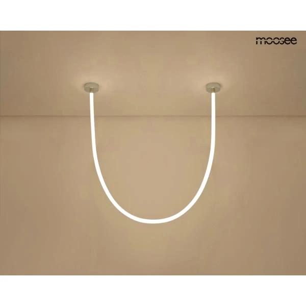 Ledowy wąż LASSO biały srebrny MSE15011004411 1xLED 40W 3000-4000K CCT