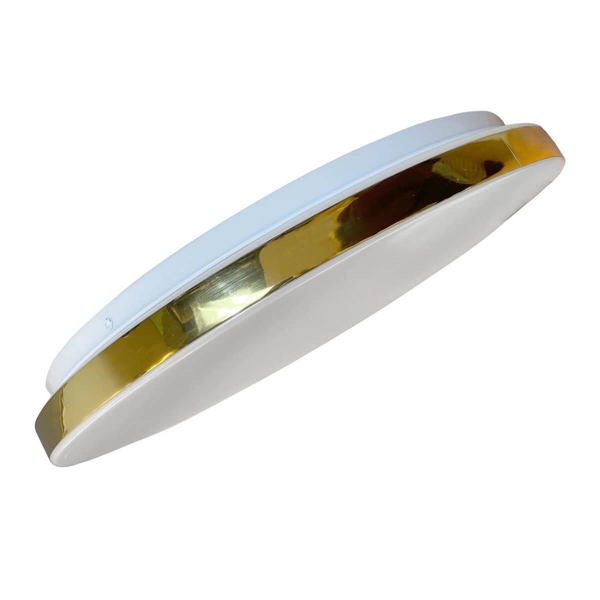 Okrągły plafon Babilon LP-335/1C M 4GD Light Prestige LED 24W 4000K biały złoty