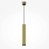 Ścienna lampa Calipso P106PL-01-GU10-BS metalowa tubka mosiądz