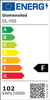 Okrągła lampa sufitowa 444 Domeno LED 120W 3000K-6000K złota