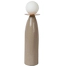 Lampa nocna do salonu Figaro 13544/50/36 Lucide ball biała szara