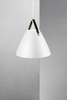 Minimalistyczna lampa wisząca Strap 84353001 Nordlux biała