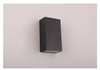 Ogrodowa lampa elewacyjna MODERN KM2X3WW LED 6W 3000K IP65 czarna