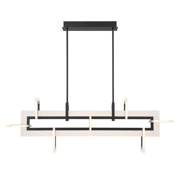 Metalowa lampa wisząca Inizio QN-INIZIO-LP-M-BK LED 86W 3000K czarny