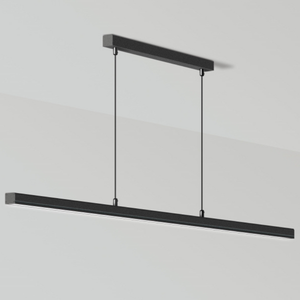 Lampa belka zwis Pietra 513305103-12 Elkim LED 72W 3000K nad wyspę czarna