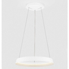 Wisząca lampa ring do sypialni BATALLAS LE44785 LED 38W 3000K biała