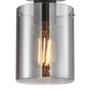 Sufitowa lampa tuba Sardo SPL-5581-1SC-BK-SG Italux czarny szary