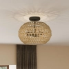 Lampa sufitowa do sypialni Casablanca QZ-CASABLANCA-3SF-PBZ brązowy