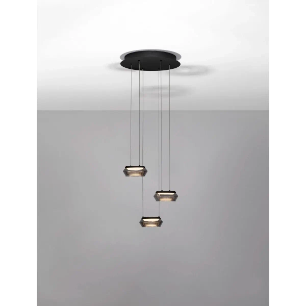 Potrójna lampa wiząca OVANIRA LE45195 LED 24W 3000K czarna