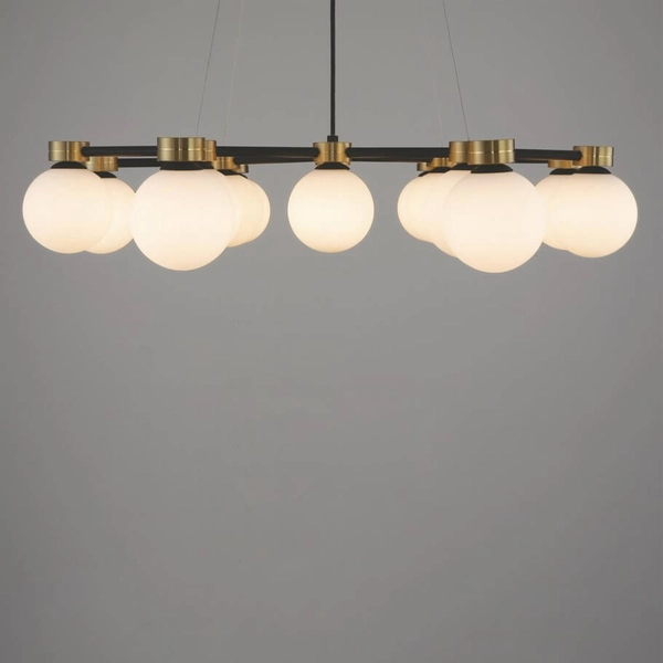 Wisząca lampa molekułowa CAMINOS LE44544 złoty czarny biały