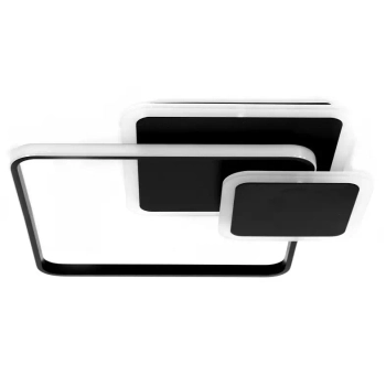 Dekoracyjna lampa sufitowa z pilotem 445 LED 72W 3000-6500K czarna