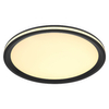 Okrągła lampa sufitowa Belissa 41588D LED 30W 3000K czarna biała