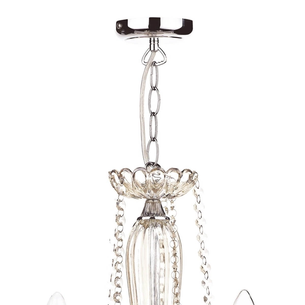 Świecznikowy żyrandol RAPHAEL RAP0506 szampański chrom