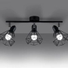 Lampa sufitowa ARTEMIS czarna SL.1107 industrialna 3xE14 druciana