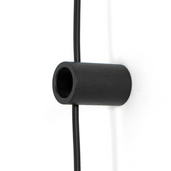 Wisząca lampa ledowa Flat MSE010100385 Moosee 30W 3000K metalowa czarna