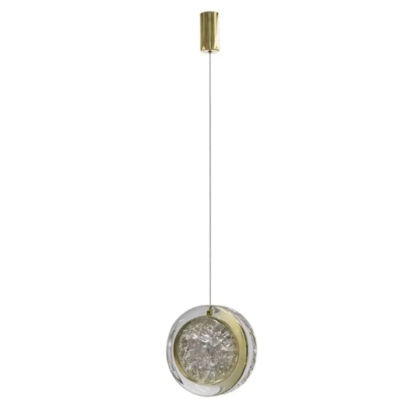 Zwis EUFORIA złoty AZ6735 1xLED 6W 3000K glamour designerski nad stół