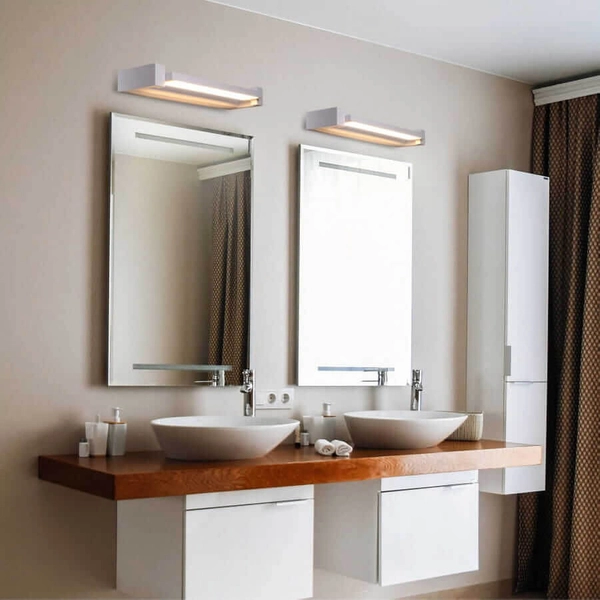 Kinkiet LAMPA ścienna CARGO LP-1173/1W 20W WH Light Prestige łazienkowa OPRAWA metalowa LED 20W 4000K IP44 biała