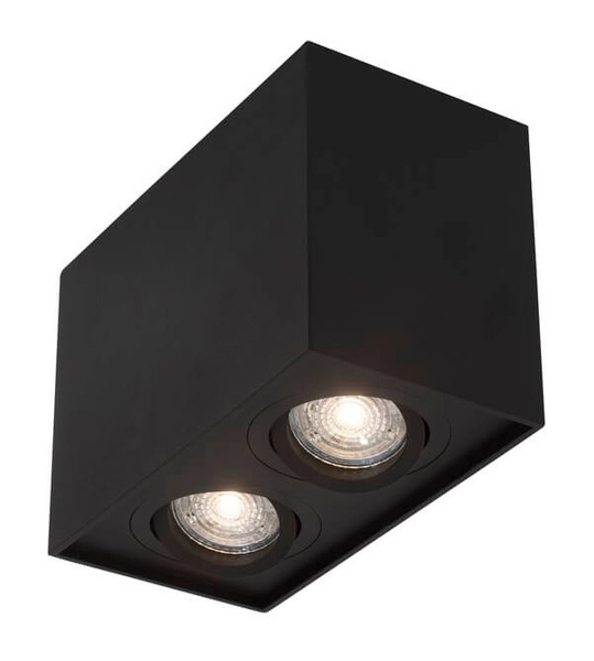 Regulowana lampa sufitowa Chivacoa LE61450 do biura czarna