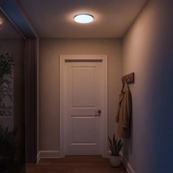 Łazienkowy plafon sufitowy Maya ML1658 LED 15W 4000K IP44 chrom