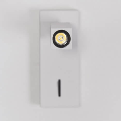 Lampa przyścienna z włącznikiem ANGUS AZ2446 LED 3W 3100K regulowana biały