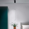 Sypialniana lampa wisząca Linea ABR-AVOLA-10W Abruzzo LED 10W 3000K czarny